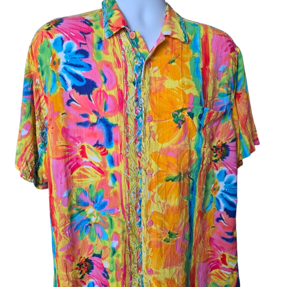 Jams World Colorful Floral Men's Shirt
